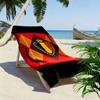 Belgica Print Beach Towel, Large Soft Quick Dry Towel for Beach Camping Swimming