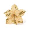Unique Artificial Christmas Flowers Shiny Xmas Tree Accessories  Home Decor