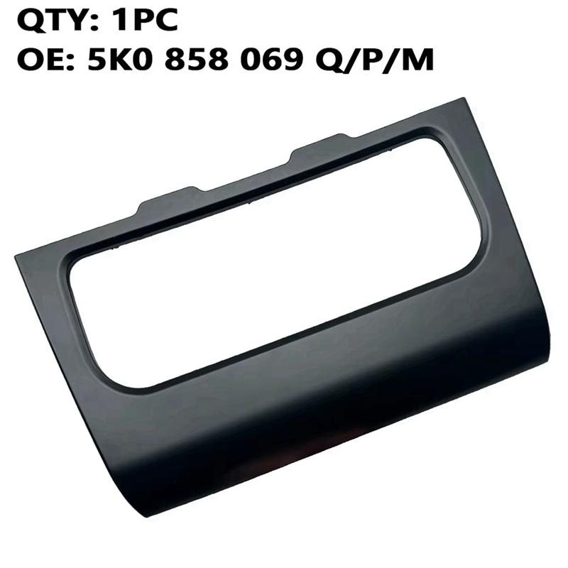 Portable Interior Dash Radio GPS Head Unit Trim AC Bezel Heater Control Panel For VW Golf 2009-2012 5K0858061F 5K0858069
