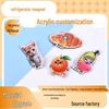 Customizable Acrylic Anime Cartoon Tourist Attraction Magnet - Creative Cultural Promotional Magnetic Sticker