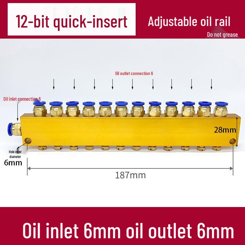 Adjustable Quick-Connect Oil Manifold & Distributor Valve