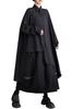 Mouhoukyo Shirt Asymmetrical Solid Long Sleeve Loose Street Irregular Casual Women's Blouse, Dress, Open-Collar Shirt, Shirt, Color, Tunic,