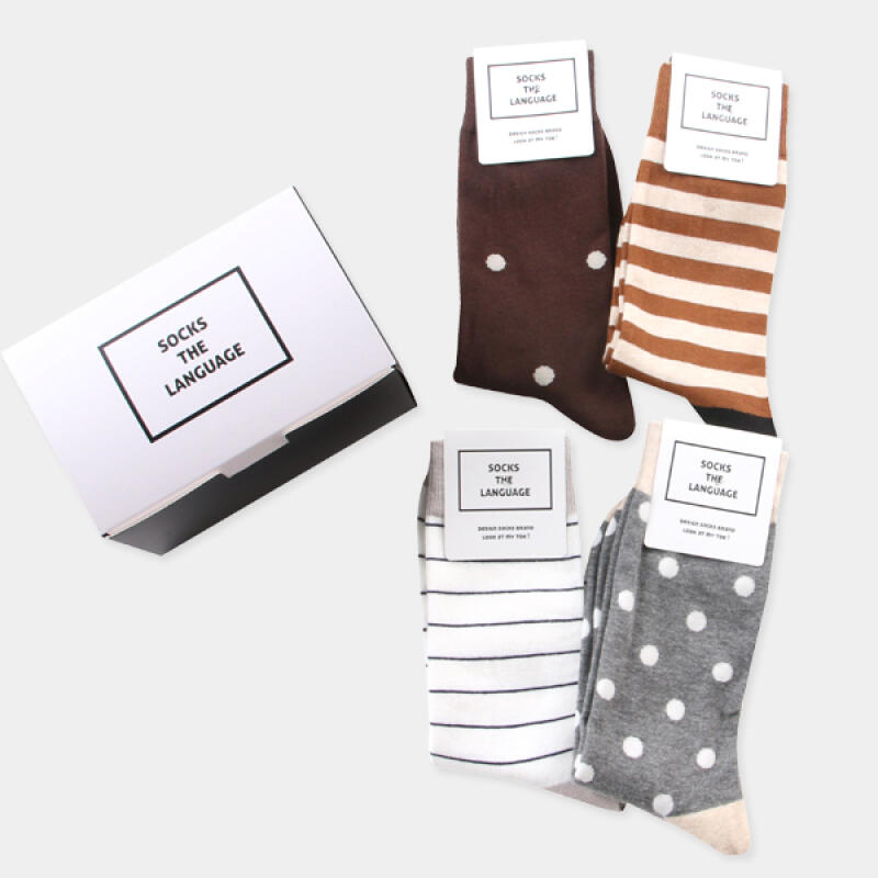 Flow Pattern Socks (4 SET)