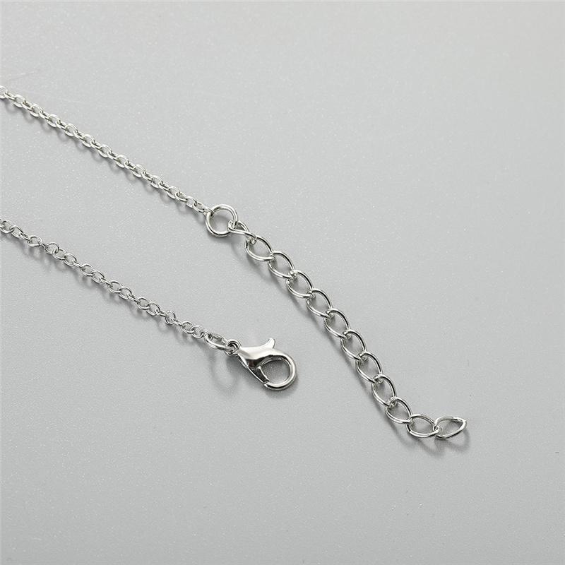 Necklace+Bracelet+ear Stud+finger Ring 4pcs/Set Double Heart Geometry Jewelry Fashion Simple Women's Gift Bridal Accessories