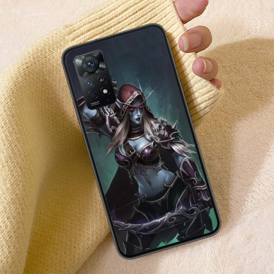 W-World Of W-Warcraft Elf Phone Case For Redmi Note 13 14 15 Pro Plus 12 13C 12C 15C 9 10 10C 9T 9C 9A TPU Soft Cover Clear Cell