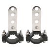 LED Light Bar Brackets 1.2in Bull Bar Tube Work Lamp Mounting Clamp for Motorcycle Truck SUV ATV