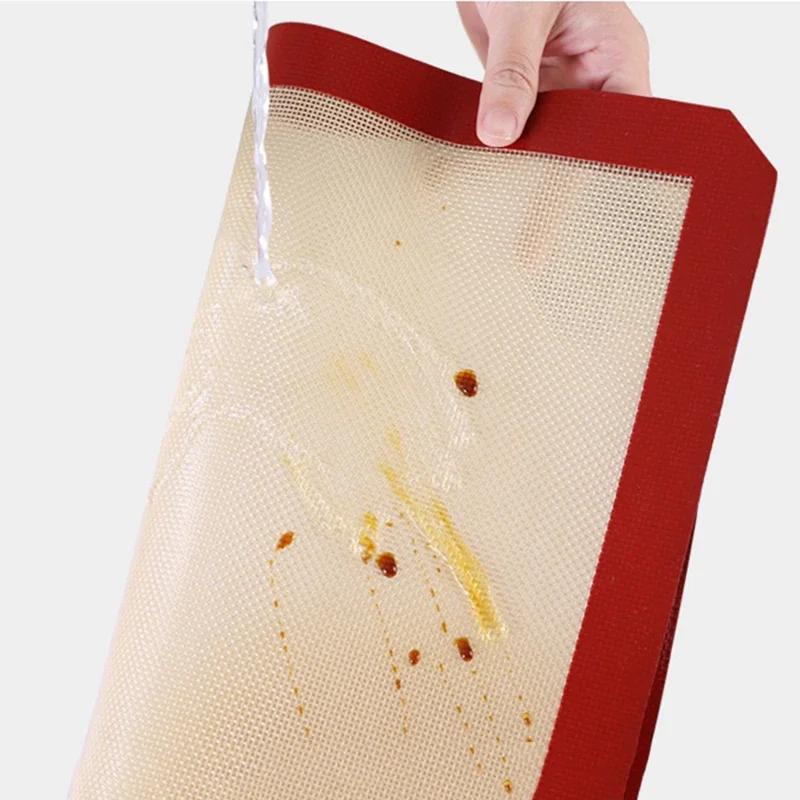 40*30cm Silicone Baking Mat Macaron Pizza Dough Maker Pad Sheet Non-stick Cake Dessert Cookie Baking Pad For Oven cozinha