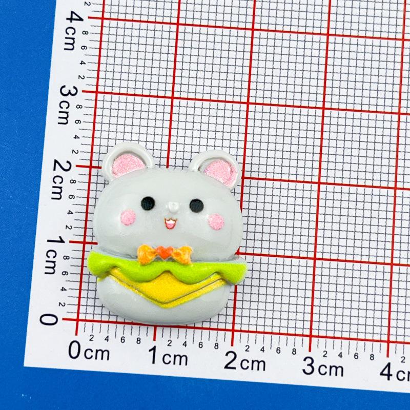 Adorable Capybara Resin Accessories Set: DIY Cream Glue, Phone Case Decor, Hair Clip & Tie, Stationery Box, Fridge Magnet
