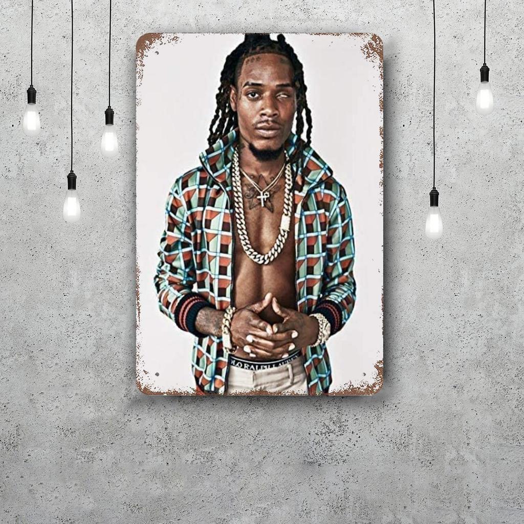 Fetty Wap Vintage Tin Sign Home Decor Wall Decor Art Wall Mural Room Decoration Decor Retro Metal Sign Plate Bar Posters