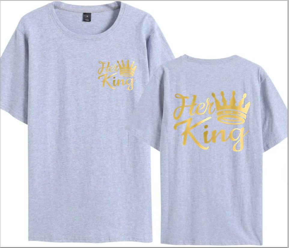 

Couples Oversized King And Queen TShirts Harajuku Style Various Colors Available Unisex Women Matching Tshirts Modal fabric 4XL