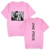 ONE PIECE Anime Women Men's T-shirts Graphic Shirt Cartoon Printed O-Neck Oversized Short Sleeves Fashion Mens Clothing Streetwear