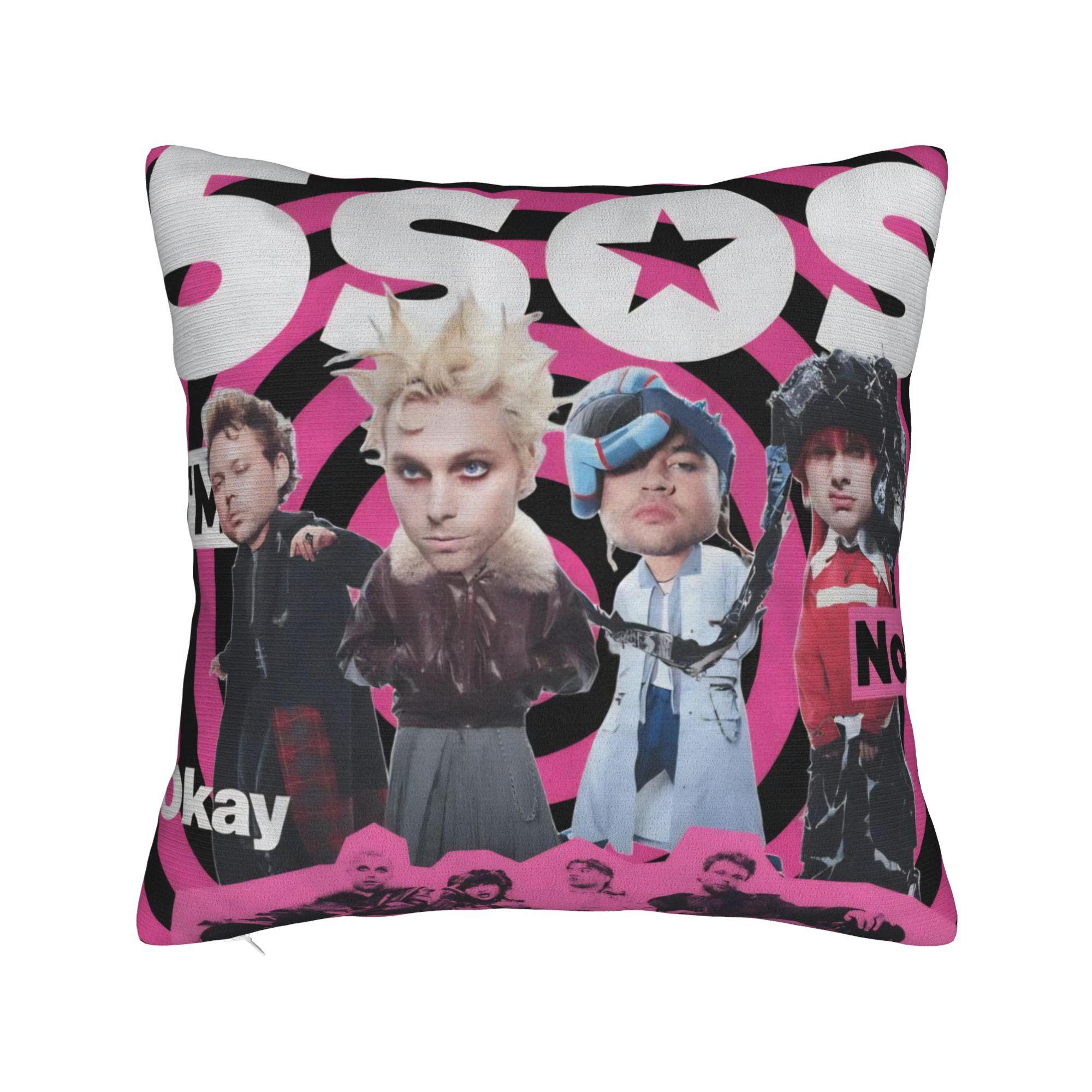Pillow Case Michael Clifford 5 Second Comfy  Pillow Cover For Living Room Sofa Novelty Pillowcases 12x12Inch