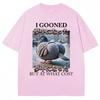 J'ai Gooné Mais À Quel Prix Pigeon Drôle Meme T-shirts Hommes Femmes Mode T-shirt à Col Rond Coton Manches Courtes Surdimensionné Cadeaux