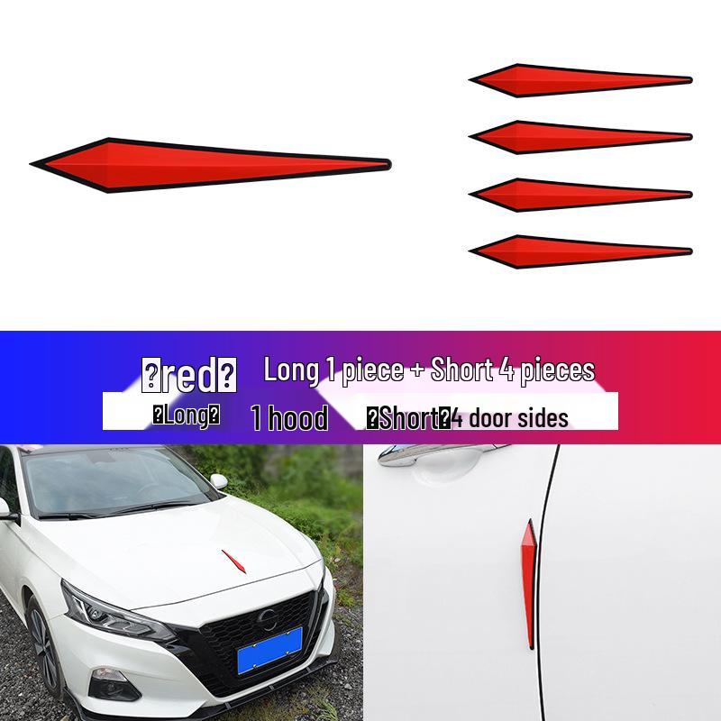 Car Anti-Collision and Scratch Protection Strips for Door, Mirror, Hood, and Bumper