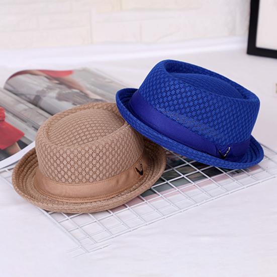 Jazz Hat, Foldable Pig Ear Sun Hat with UV Protection, Breathable Mesh Summer Travel Hat for Women Men