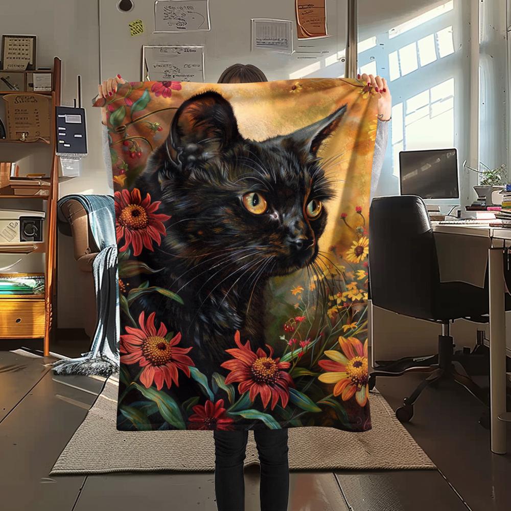 1 Peça Manta de Flanela com Estampa de Desenho Animado, Alta Qualidade Confortável para Todas as Estações, Decoração de Casa, Calor e Conforto, Perfeita para Presente de Natal Aniversário