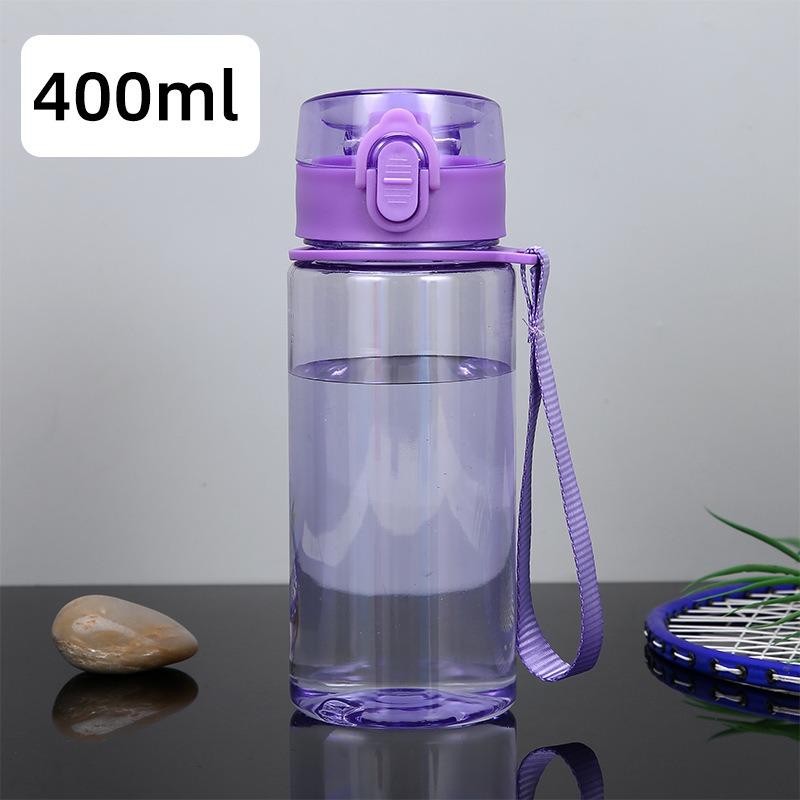 Tazza Acqua Sportiva Portatile Creativa in Plastica Opaca con Coperchio a Scatto Spazio Libero per Ragazzi e Ragazze