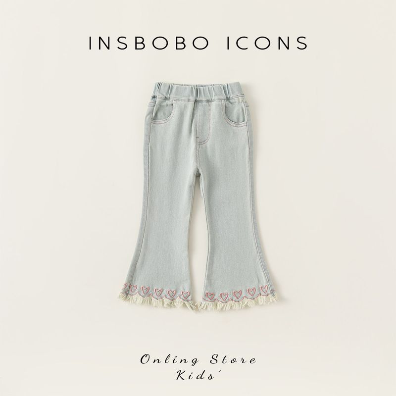 Осенние женские кружевные брюки Insbobo Blue 90