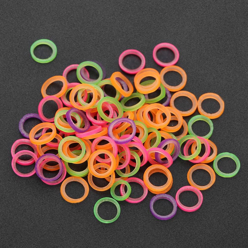 100Pcs/set Professional Dental Elastic Teeth Rubber Band Oral Orthodontics Tool