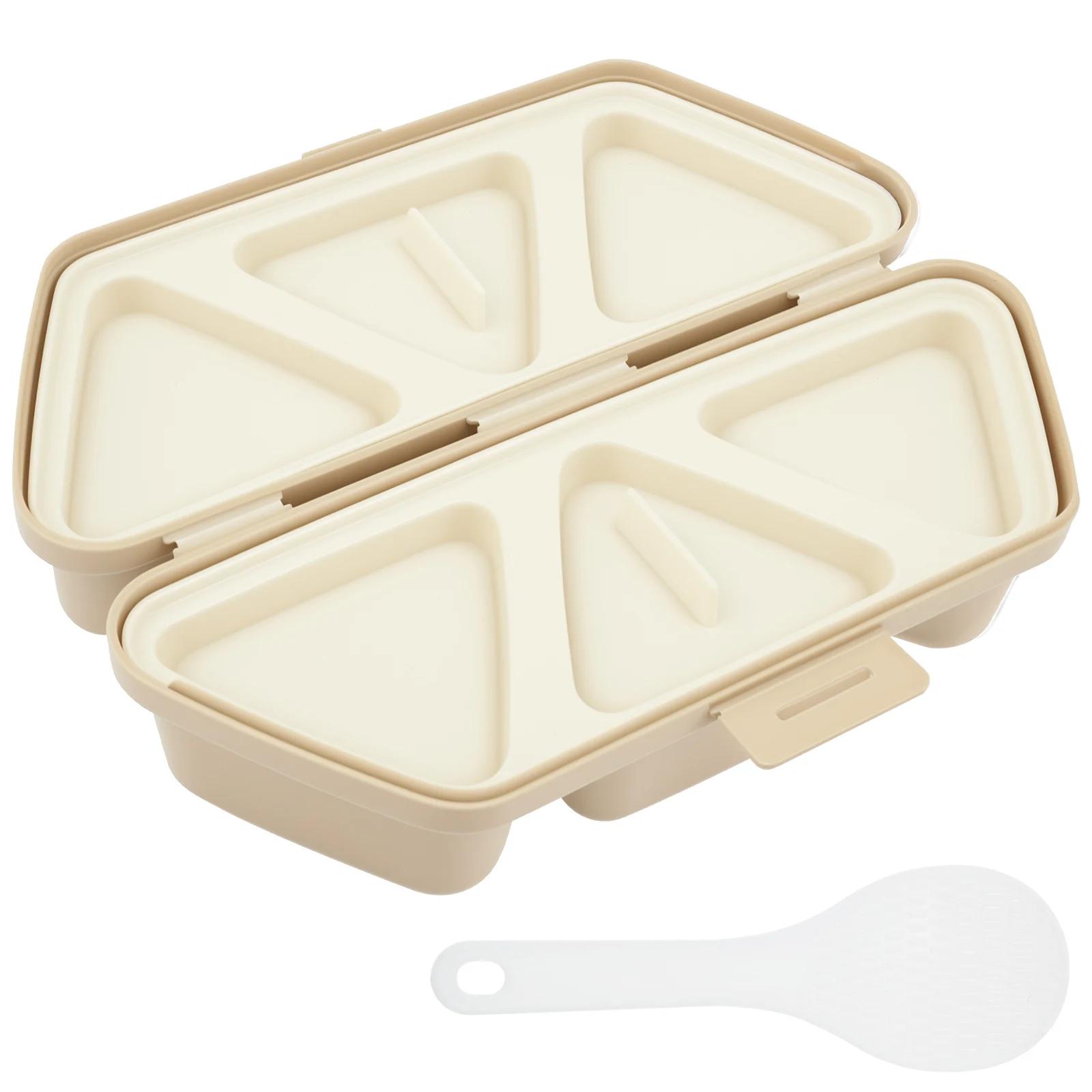 

6 in 1 Onigiri Mold Triangle Onigiri Mold Once Quickly Make 6pcs Sushi Multifunctional Rice Ball Maker for Making and Storing