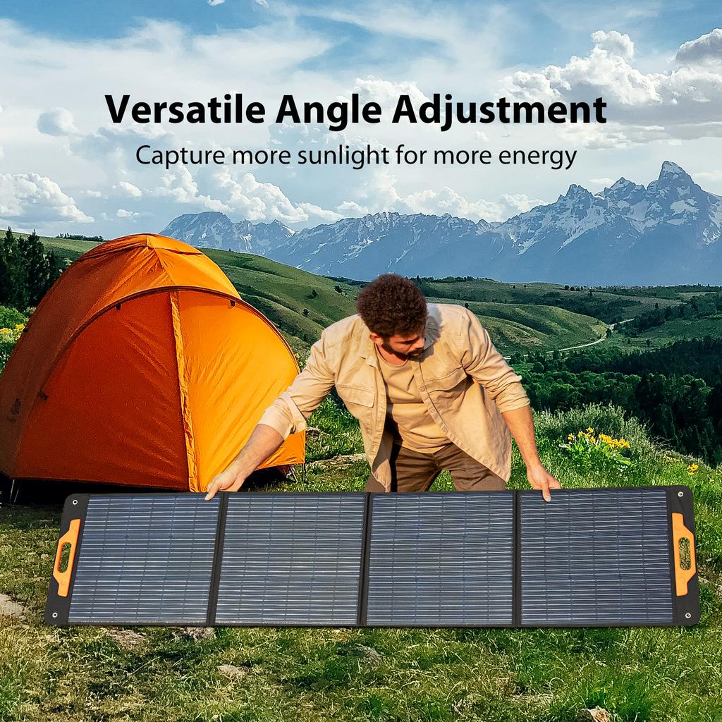 Oscal PM200 PRO Solar Panel Solar Generator Portable Power Station System Green Charging Foldable 200W Universal Panel