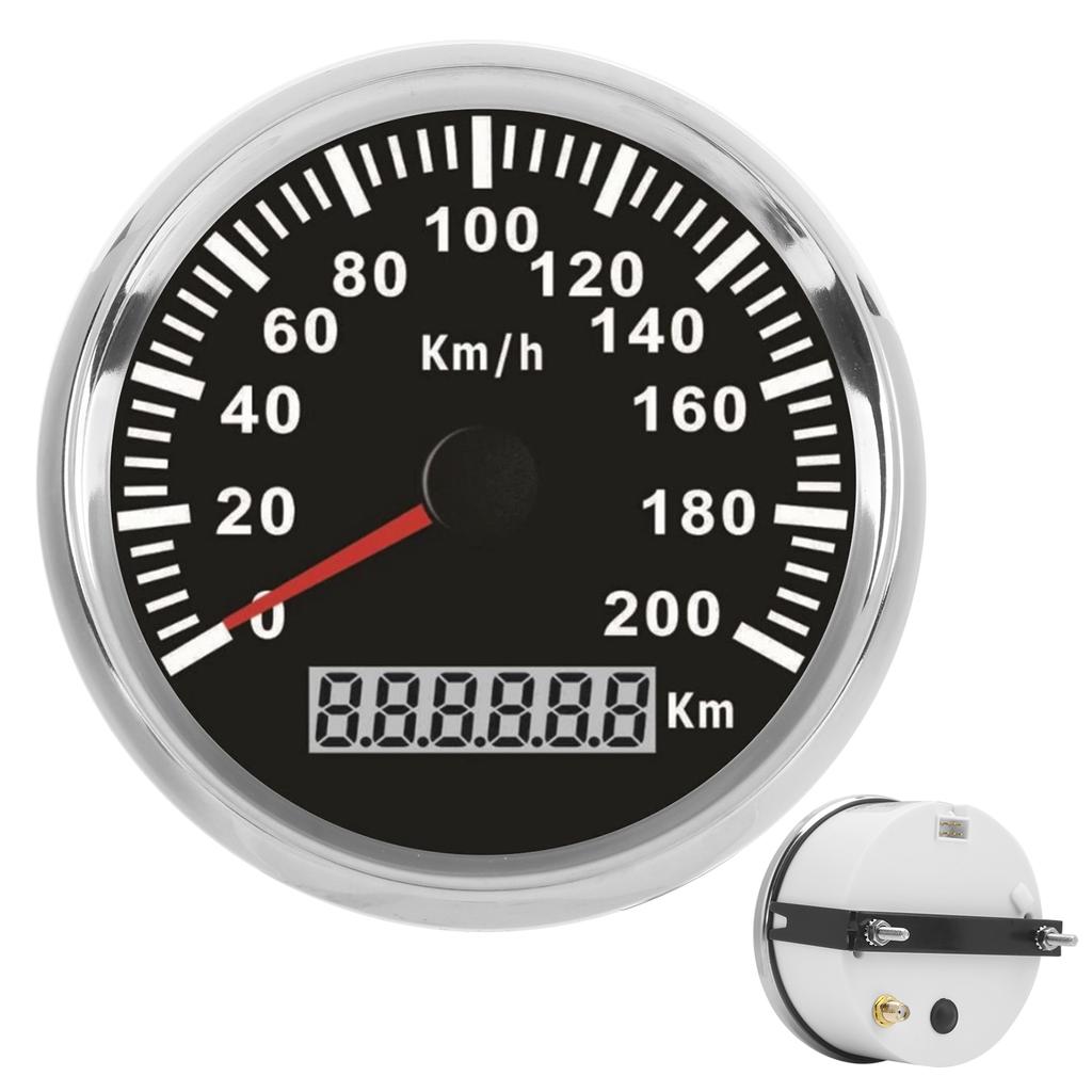 3‑3 8in Speed Gauge GPS 200km h Waterproof 12V 24V for Ship Yacht Motorcycle Vehicle