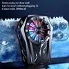 Mobile Phone Semiconductor Back-clip Cooling Fan Radiator W/ RGB Light Type-C Game Cooler for IOS Android Gaming Accessories