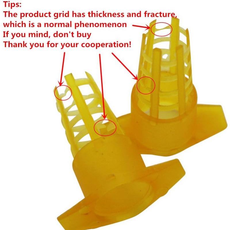 Beekeeping Queen Cage 100X Beekeeper Rearing Tools Professional Farm-raised Fly Breeding Cup Kit For Interior Cell Protector