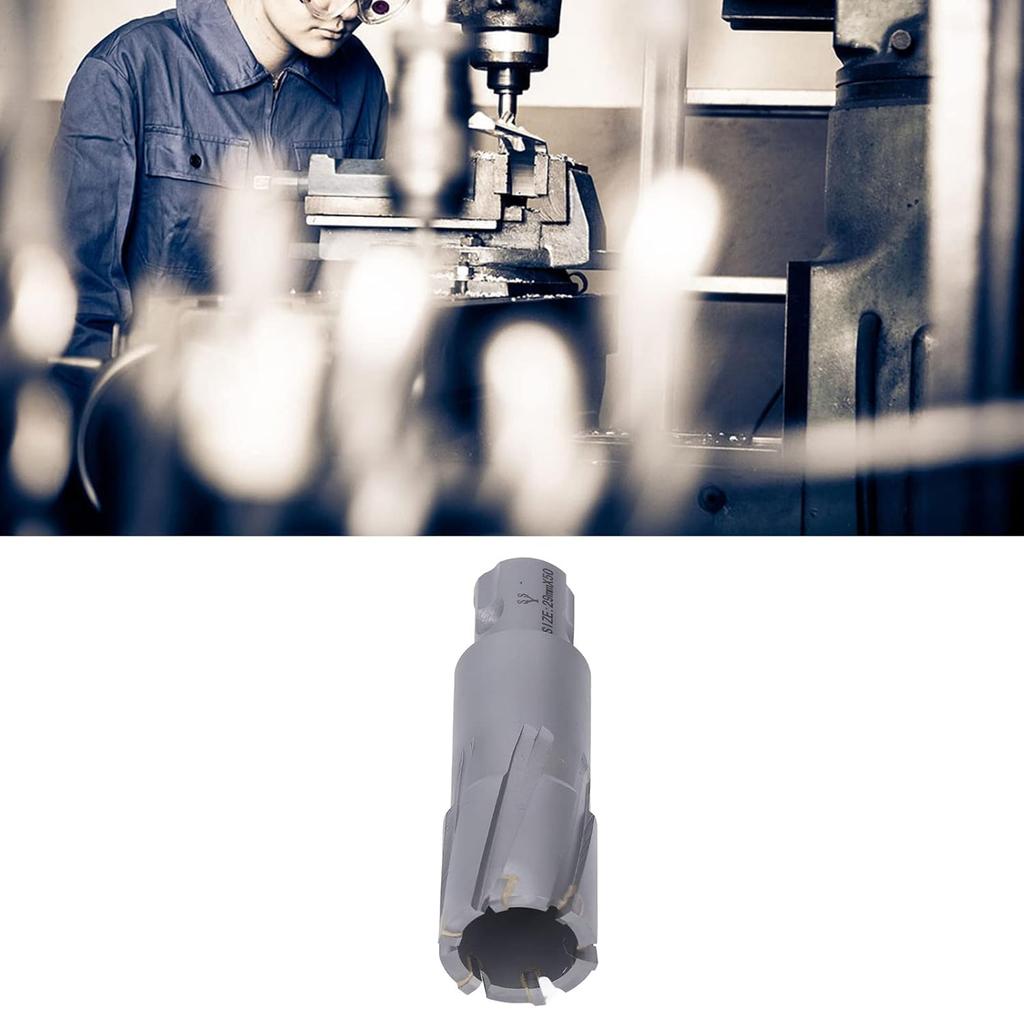 Annular Cutter, Mag Drill Bits Carbide Hole Saw Bit Steel Plate Hole Cutter Opener Bit for Magnetic Drill 50mm Drilling Depth (29mm)