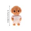 Cute Milo Poodle Dog Flocking Doll Action Figures Toy Kawaii Sylvanian Families Anime Figures Collectible Room Ornaments