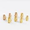 M8 M10 M12 M14 M16 M18 M20 Metrisch x 1/8" 1/4" 3/8" 1/2" 3/4" BSP Außengewinde Messing Sechskantnippel Rohrfitting Verbinder Kupplung