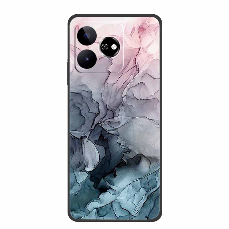 For ZTE Blade V60 Case 6.72" Marble TPU Soft Silicone Back Cover Phone Cases for ZTE Axon 60 4G Protector Cute Mica Painted etui