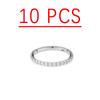 10pcs G23 Titanium Jewelry Set Zircon Earrings Fashion Ear Cartilage Tragus Piercing Nose Rings Sexy Helix Lip Nasal Hoops Gifts