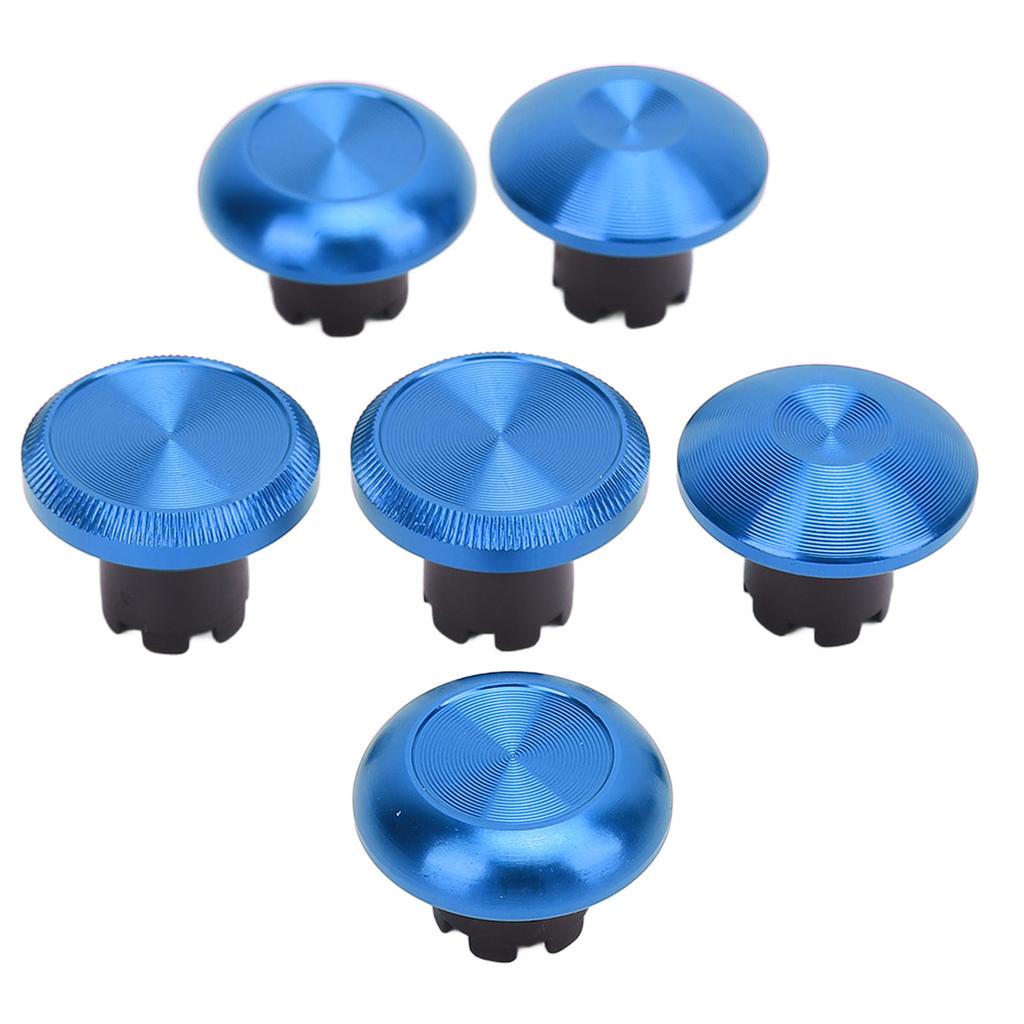 Metal Thumbsticks for Edge Controller Plug and Play Interchangeable Analog Joystick for Switch Pro Controllers Blue