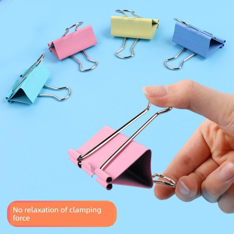 Series Medium Financial Files Strong Colorful Long Tail Clip