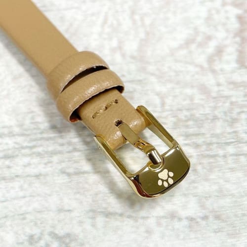 Follow (Follow) Watches Follow Catmint Cat Case Watch H01023S-1 BR Women's Brown