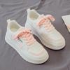 Spring New White Shoes for Women, Breathable and Versatile Sports and Leisure Shoes, Board Shoes with Soft Bottom