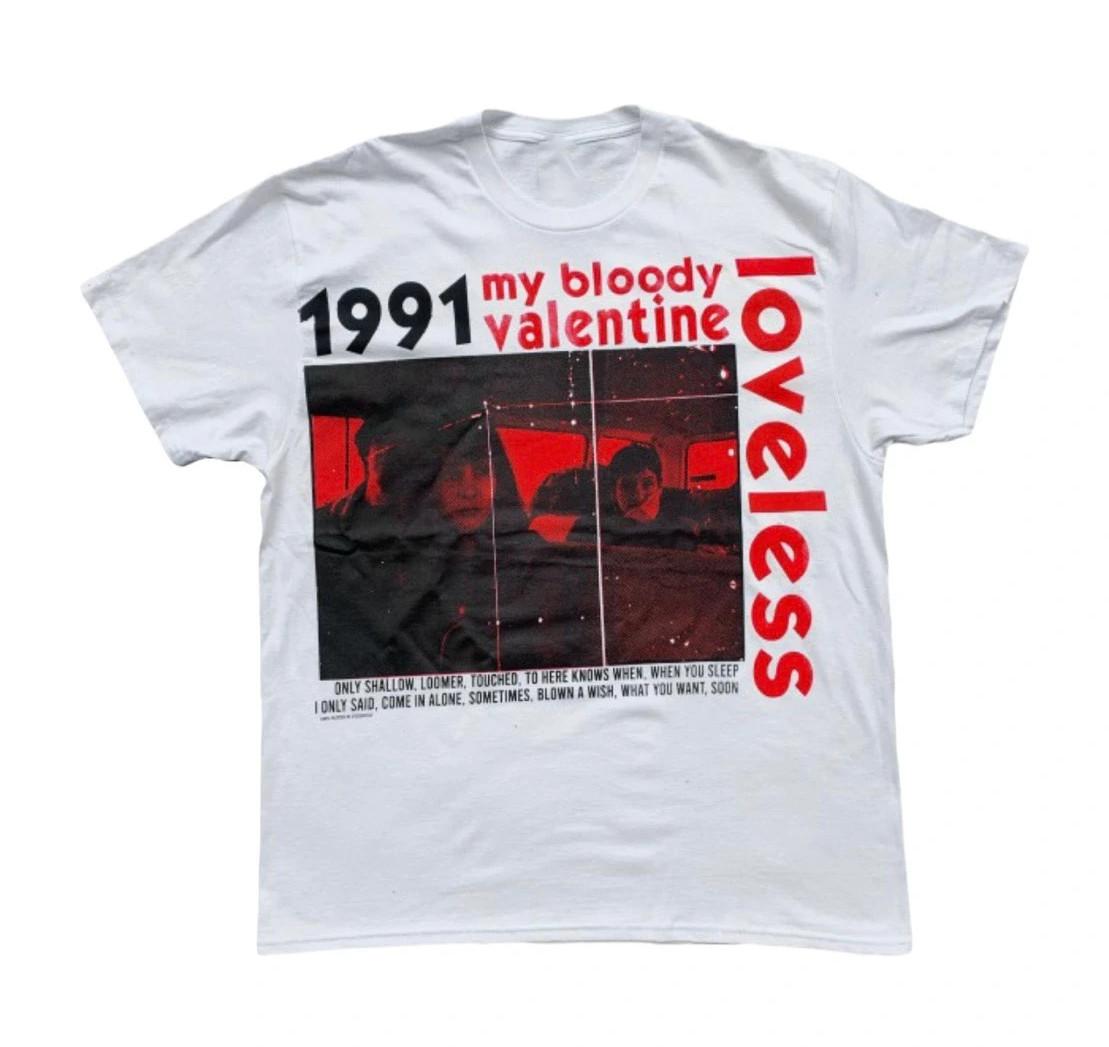 1991 Loveless My Bloody Valentine Shirt Classic White Unisex S-2345XL 1R384 S