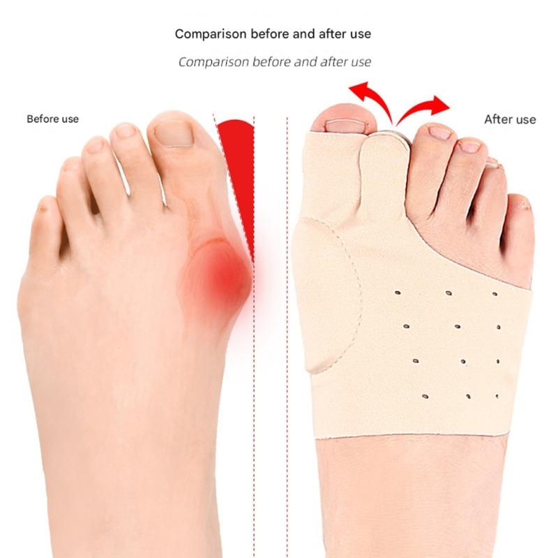 Bunions Relief Pads Sleeve Big Toe Separator Orthopedic Hallux Valgus Correction Pains Relief Socks for Women and Men