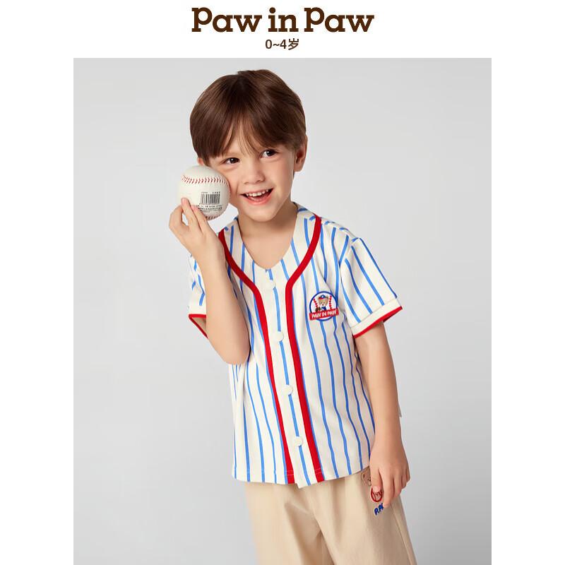 

PawinPaw Baby Boy Cartoon Bear Color-Block T-Shirt 100