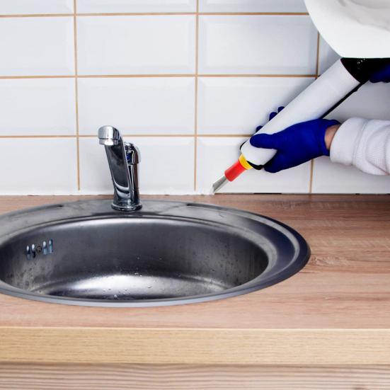 Stainless Steel Glue Nozzle Set Rustproof Corrosion Resistant Universal Integrated Rubber Nozzle Tool Kit Versatile Caulking Accessories