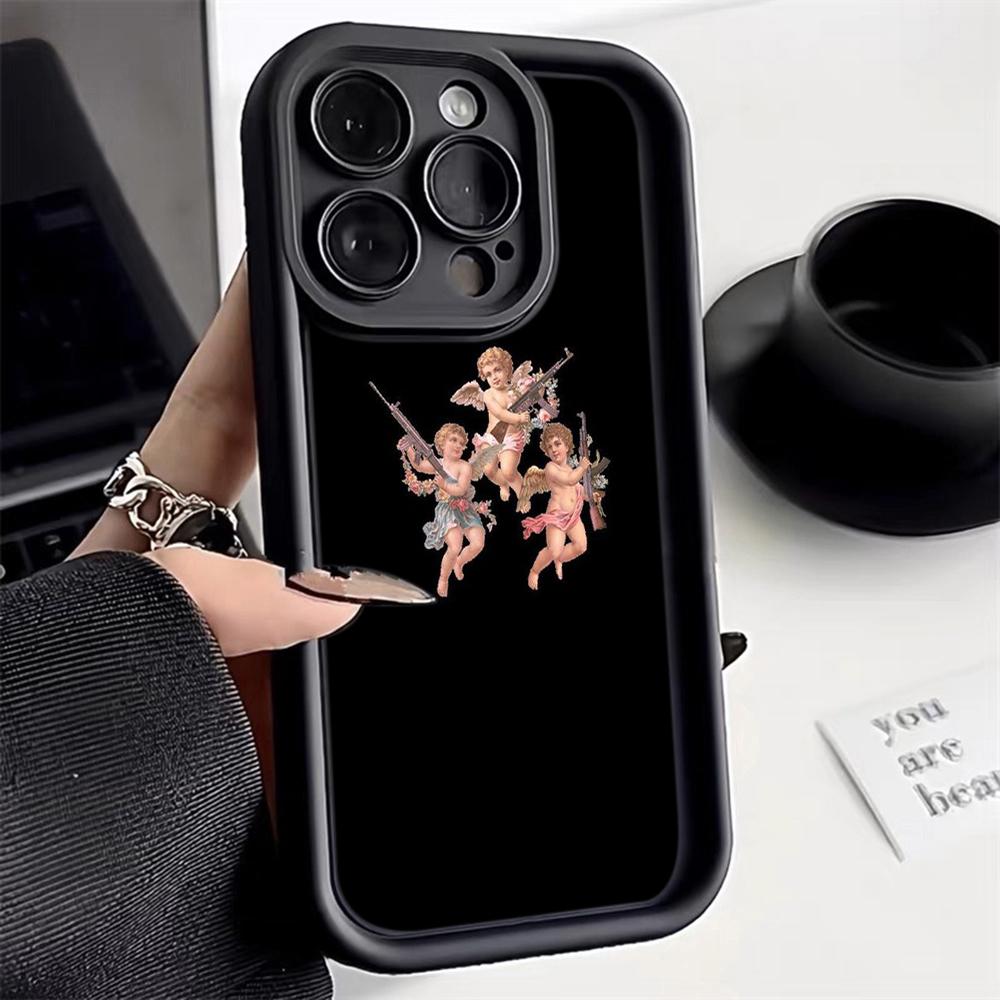 Angel Eye Soft TPU Phone Case for  Samsung A04 A05 A10 A30 A50 A13 A23 A53 A14 A24 A34 A54 A15 A25 A35 A55 S20 S23 FE S24 Ultra Ae51 Angel art design