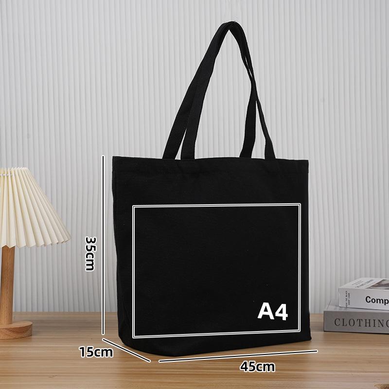 Custom High-End Canvas Tote Bag with Logo Printing