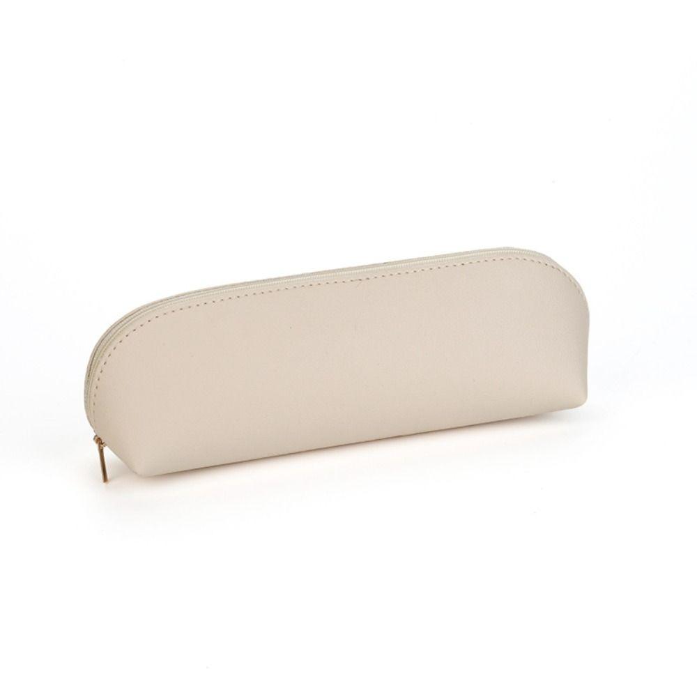 Elastic Buckle Pen Bag Simple Portable Large Capacity Pen Holder Tyvek Pencil Case Office Meeting