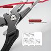 Lure Pliers Multi-Purpose Hook Remover Self-Locking Design Braid Line Cutter for Sea Boat Shore Fishing Use