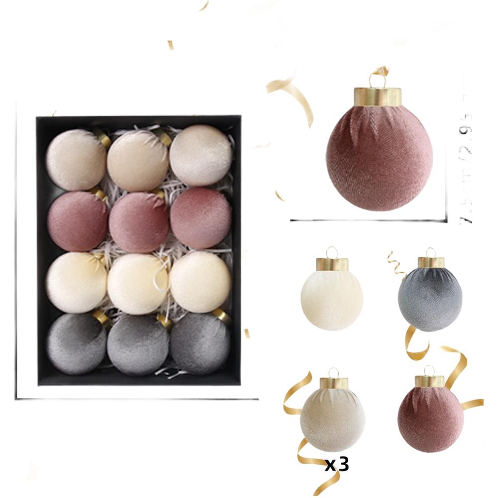 Hanging Decorative Balls Christmas Ball Ornaments Holiday Home Decor Complete Decorative Set Elegant Christmas Decor