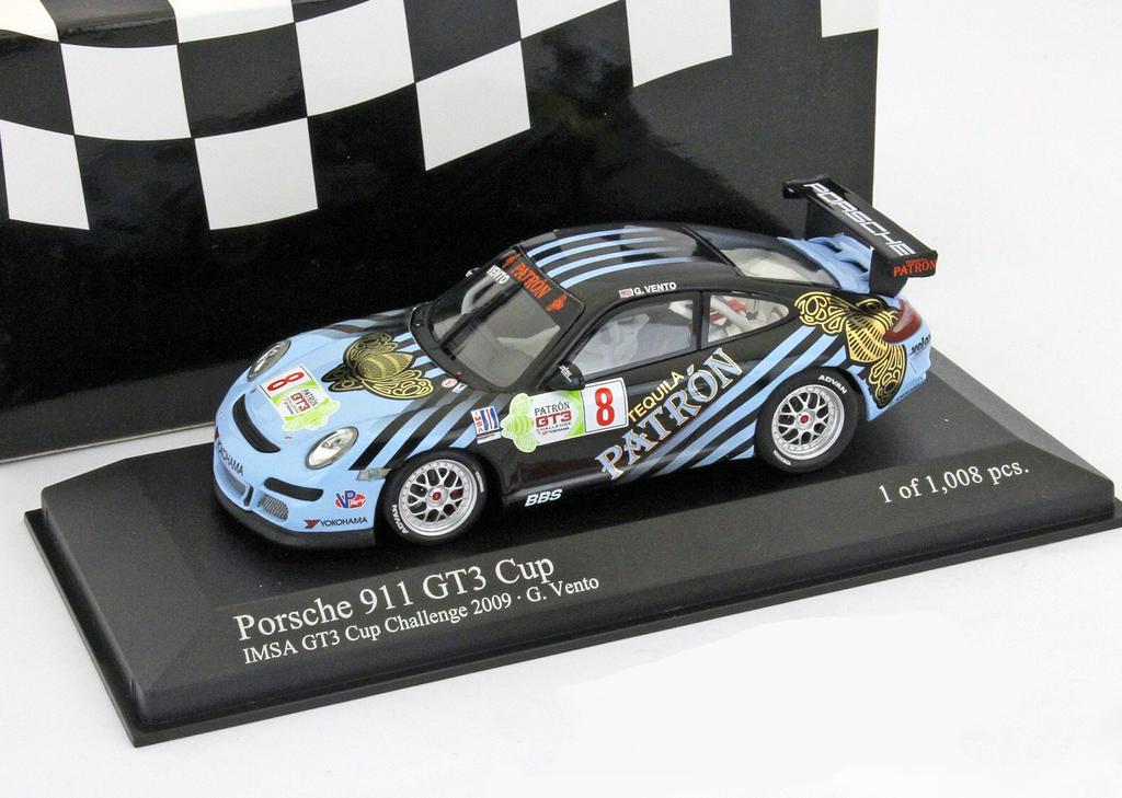 scale Minichamps Porsche 911 GT3 Cup IMSA GT3 Challenge 2009 Porsche Challenge 1/43 G.Vento G.Vento