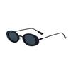 Fashion Men Sun Shading Oval Sunglasses Women Summer Travel Frameless Eyeglasses Round Fashion Shades UV400 Eyewear