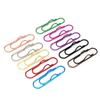 10pcs Colorful Pen Holder Paper Fix Clips Bookmarks Stationery Paper Clips  Notebook
