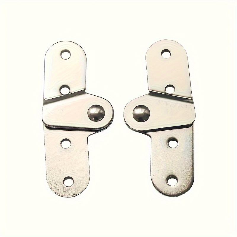 2PCS Ladder Folding Hinges Rotatable Support Bracket Metal Hinge Invisible Heavy Duty Table Fixed Hinge Furniture Hardware